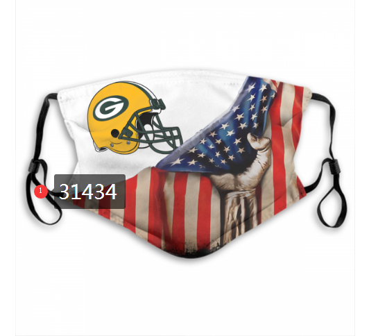NFL 2020 Green Bay Packers 152 Dust mask with filter